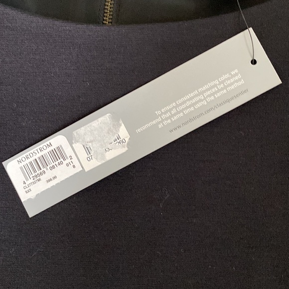 NWT Classiques Entier Leather and Ponte Dress - Picture 4 of 10